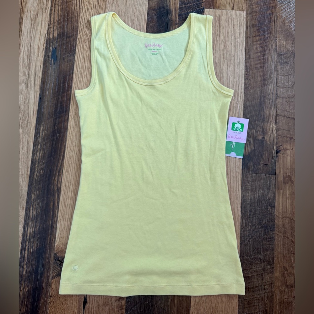 Lilly Pulitzer Sunny Yellow Tank Top
